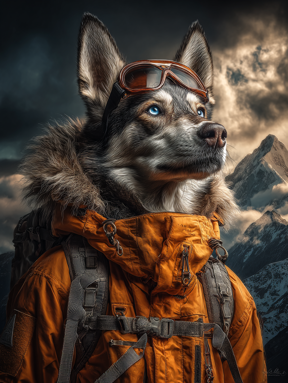 Explorer Husky Digital Download Wall Art