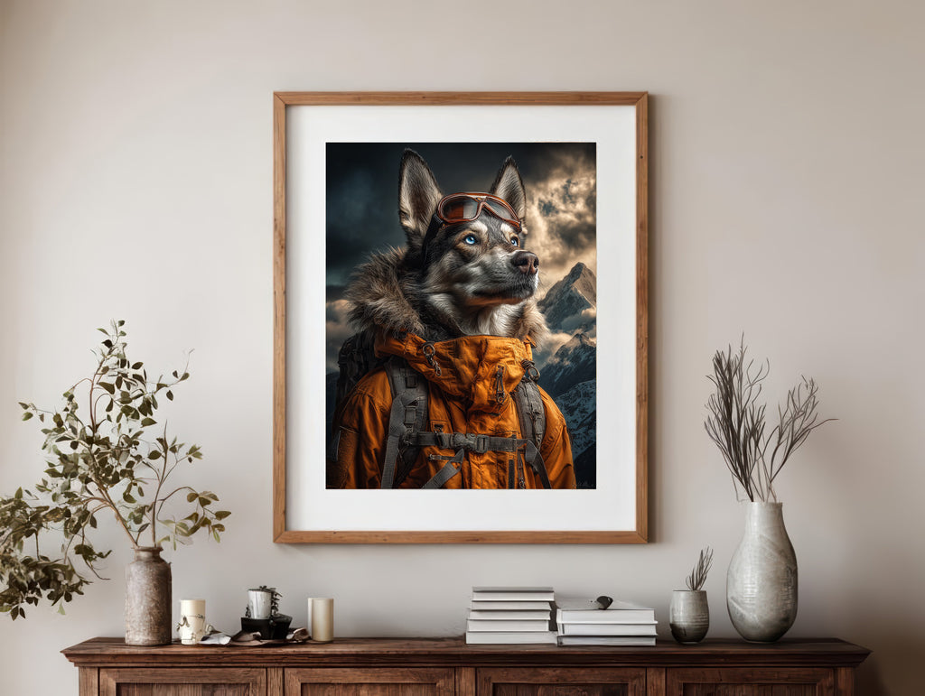 Explorer Husky Digital Download Wall Art