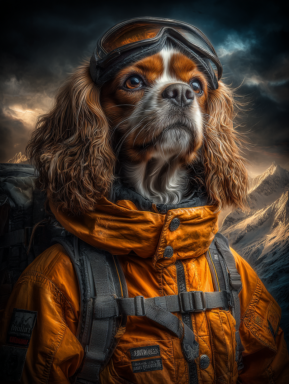 Explorer King Charles Digital Download Wall Art