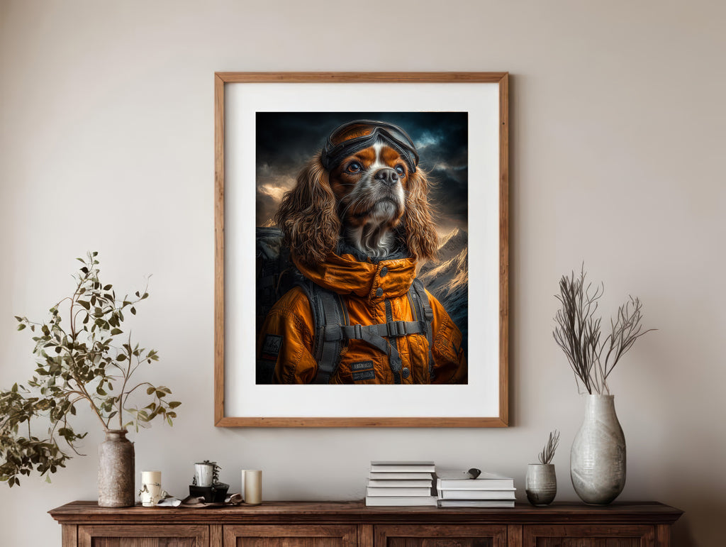 Explorer King Charles Digital Download Wall Art
