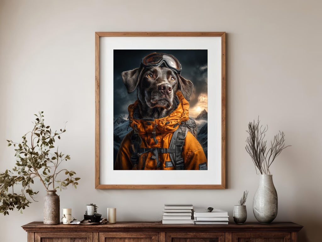 Explorer Labrador Retriever Digital Download Wall Art