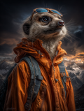 Explorer Meerkat Digital Download Wall Art