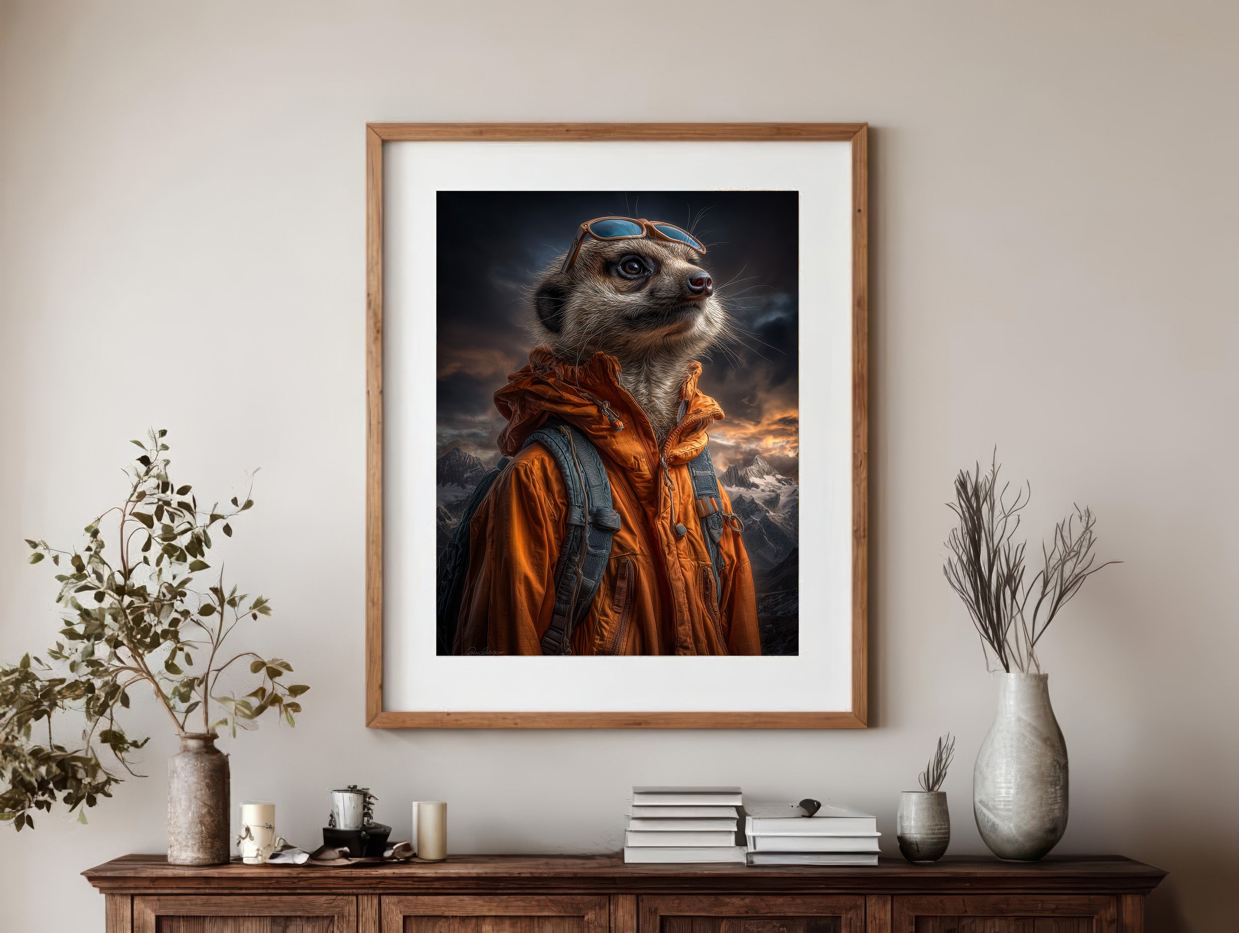Explorer Meerkat Digital Download Wall Art