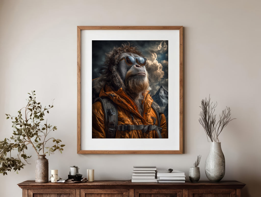Explorer Orangutan Digital Download Wall Art