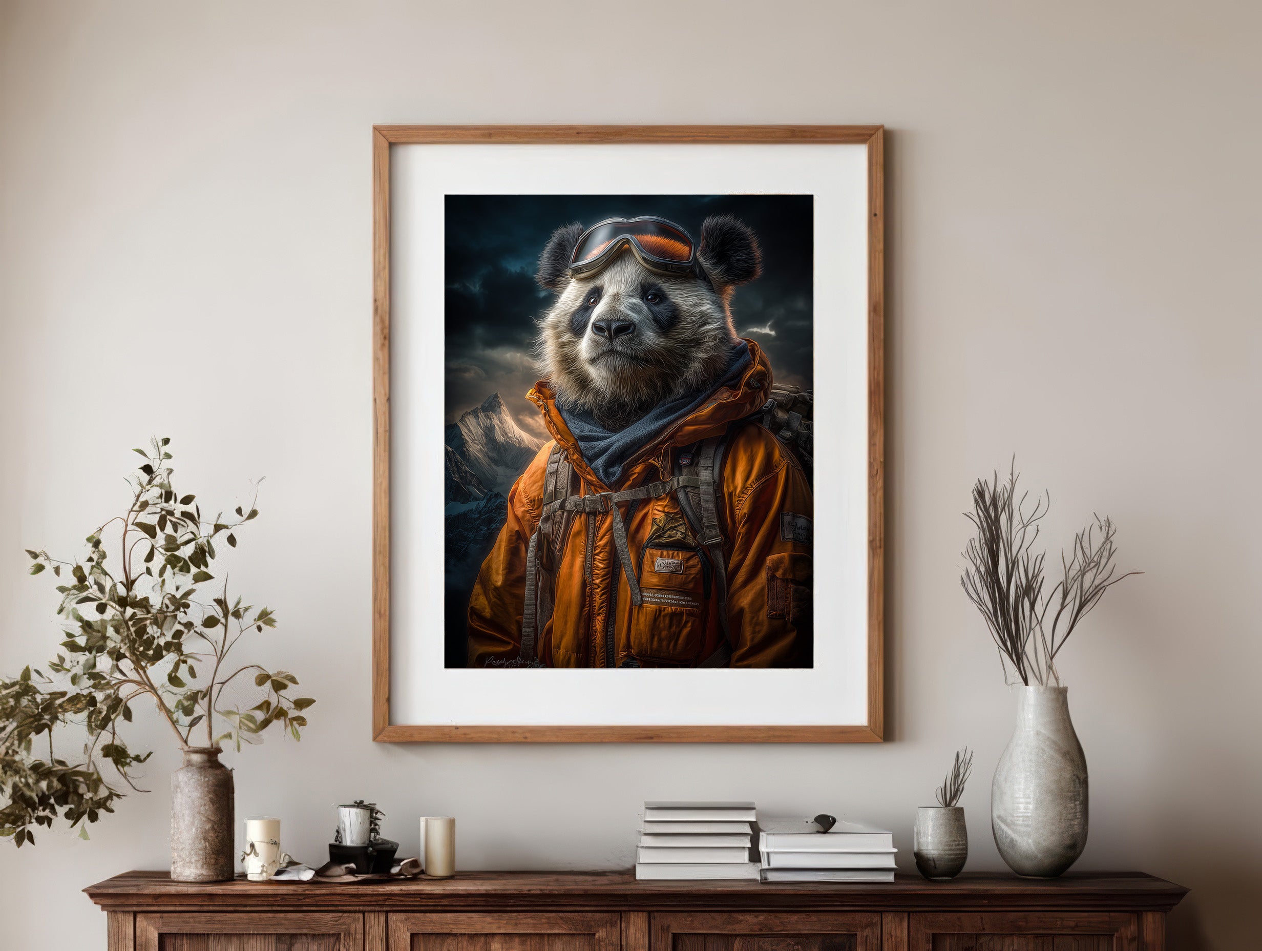 Explorer Panda Digital Download Wall Art