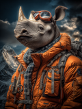 Explorer Rhinoceros Digital Download Wall Art