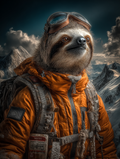 Explorer Sloth Digital Download Wall Art