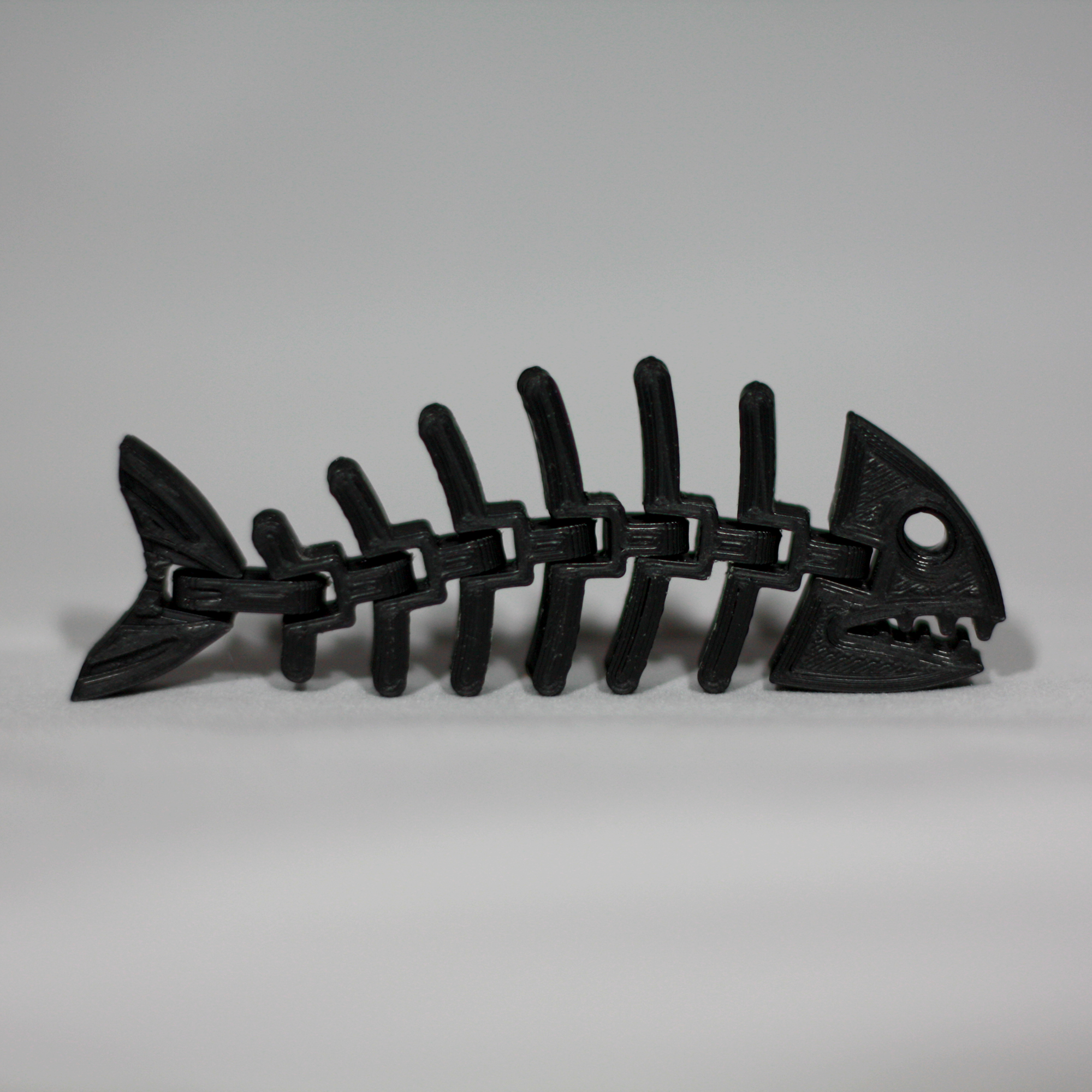 3D Printed - Flexi Articulated Fish bones fishbones - color choices