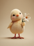 Baby Room Flowers Chick Digital Download Wall Art