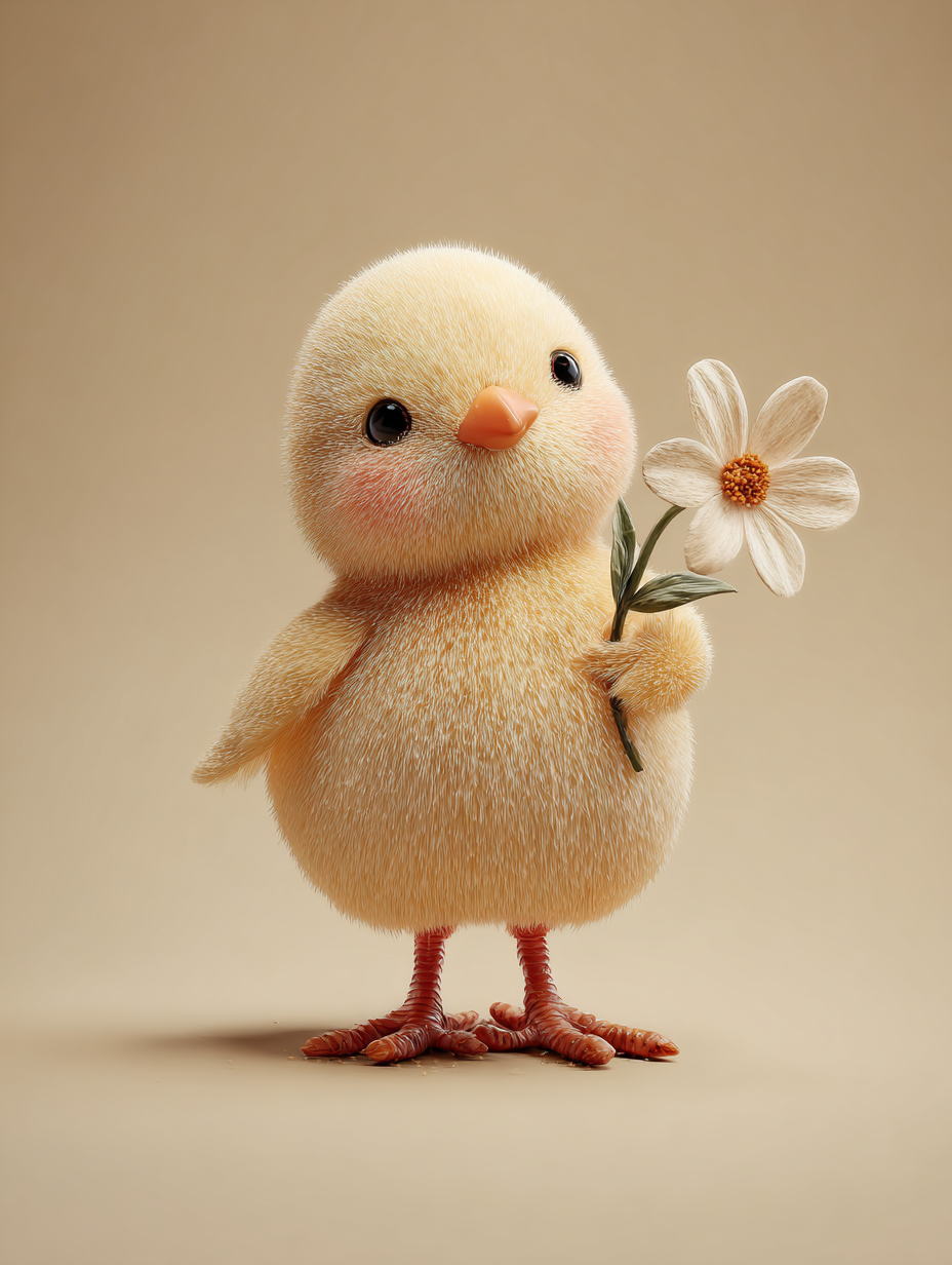 Baby Room Flowers Chick Digital Download Wall Art