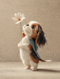 Baby Room Flowers King Cavaleir Spaniel Puppy 2 Digital Download Wall Art