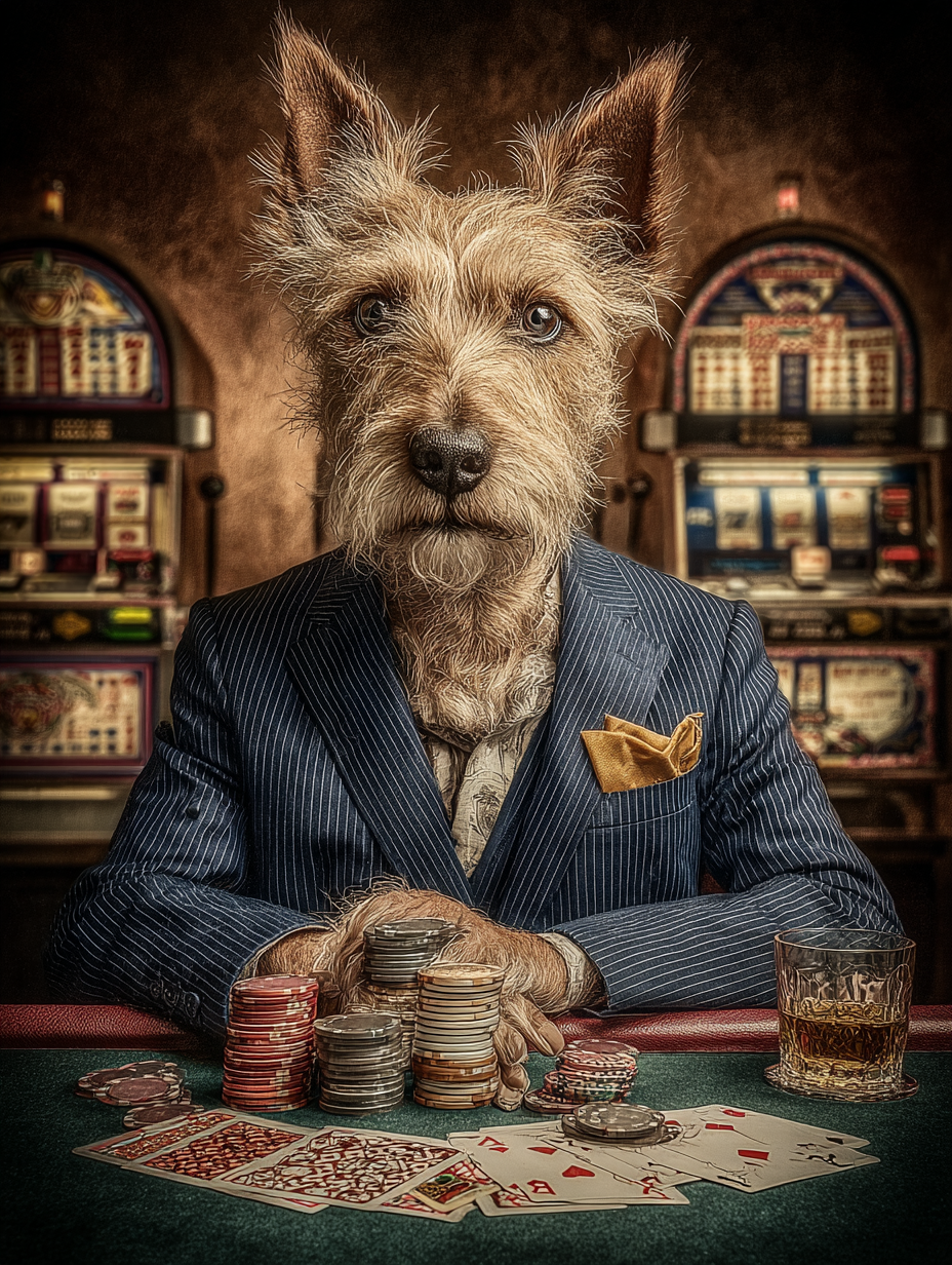 Gambler Carin Terrier Digital Download Wall Art