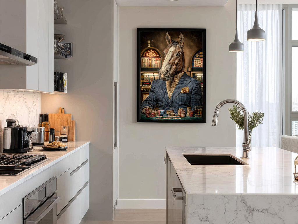 Gambler Horse Digital Download Wall Art