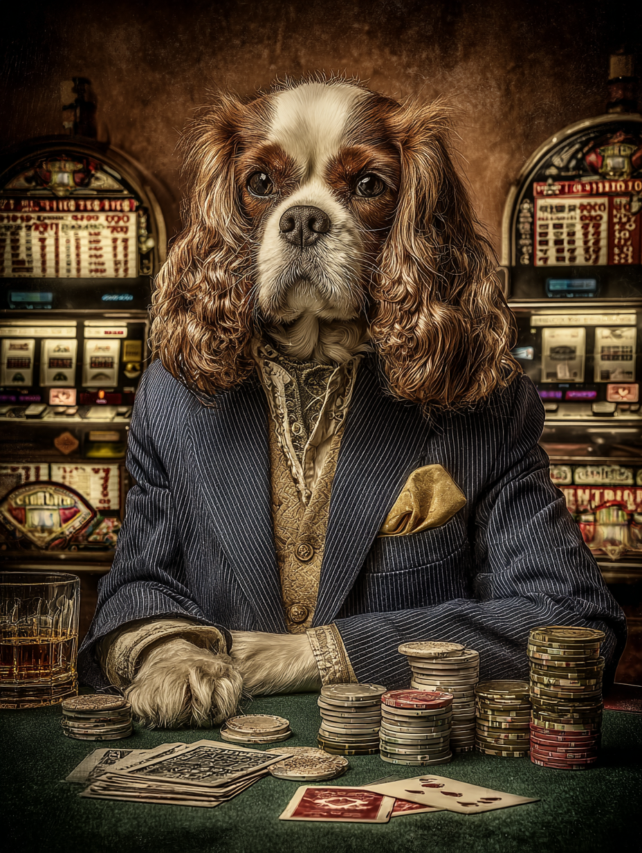 Gambler King Charles Digital Download Wall Art