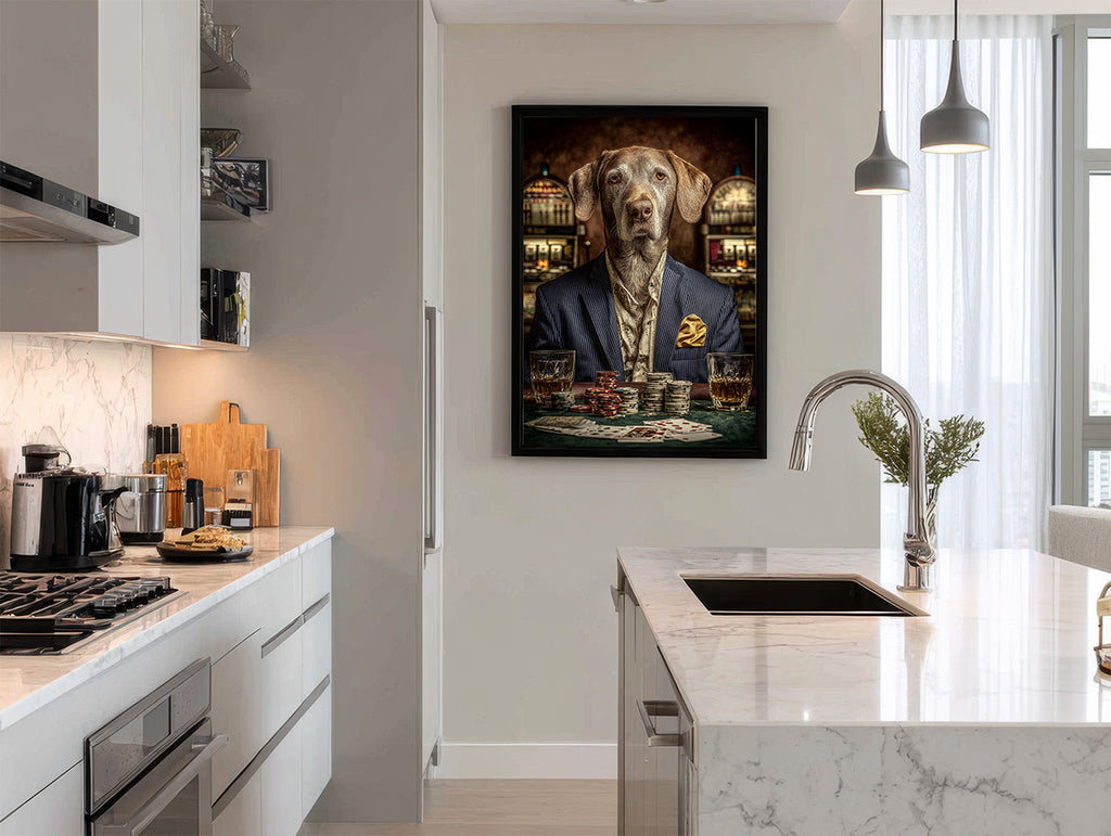 Gambler Labrador Retriever Digital Download Wall Art