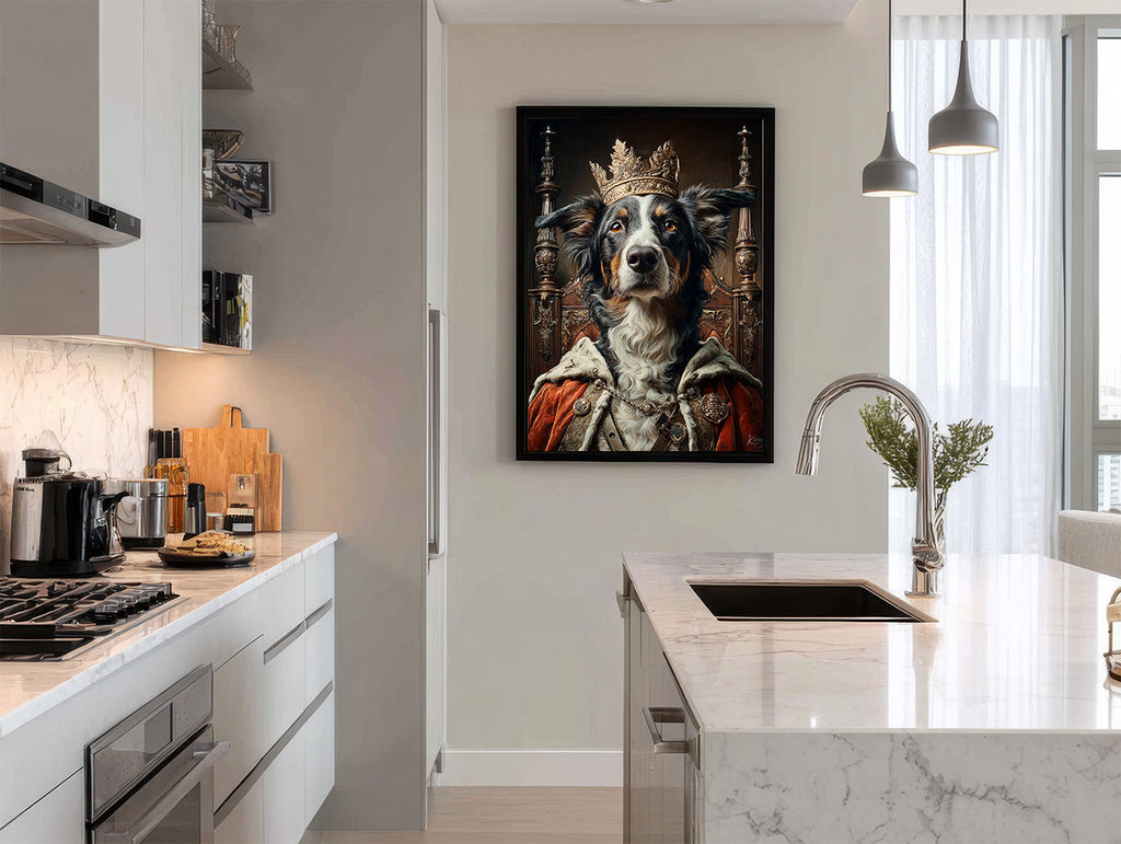 King Australian Shepherd Digital Download Wall Art