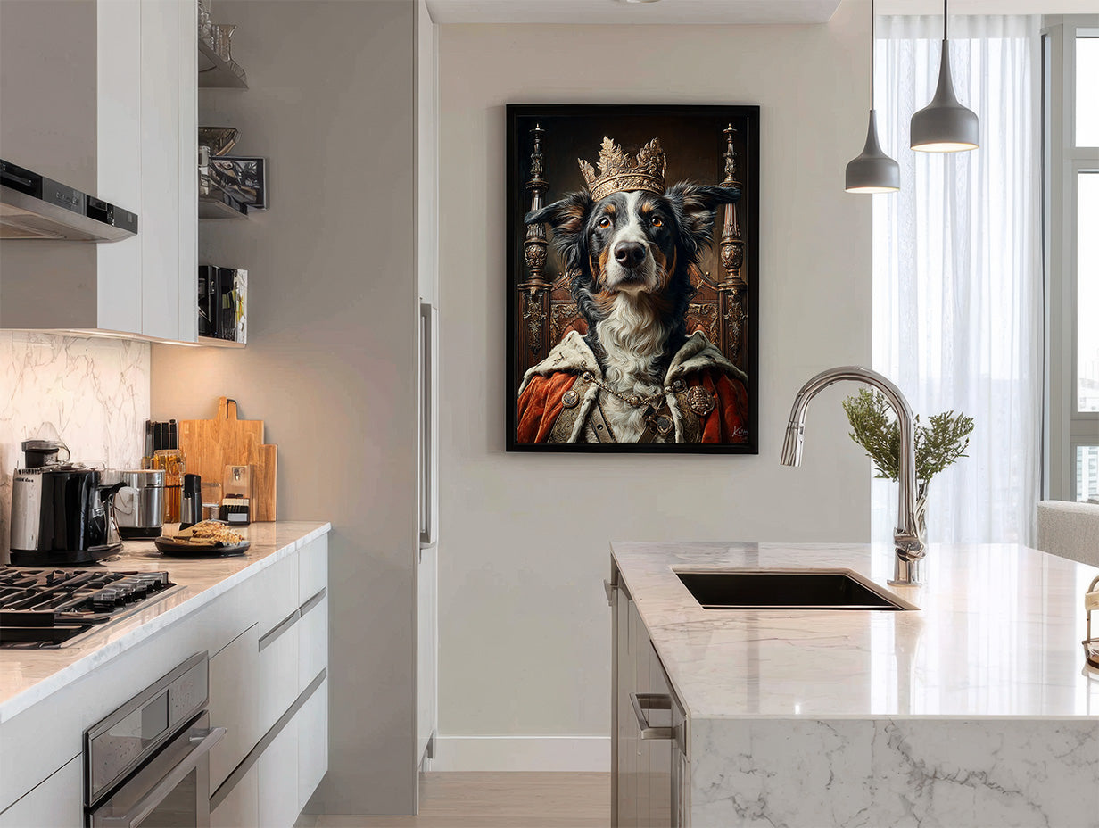 King Australian Shepherd Digital Download Wall Art