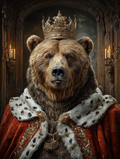 King Bear Digital Download Wall Art