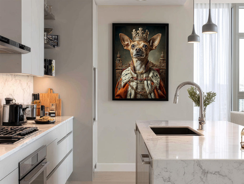 King Chihuahua Digital Download Wall Art