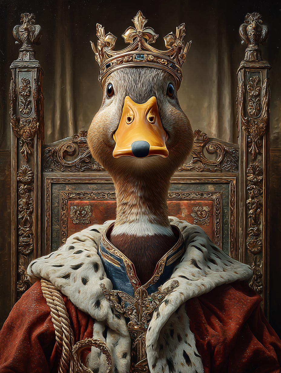 King Duck Digital Download Wall Art