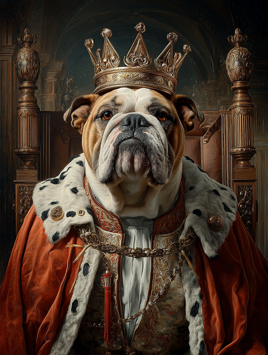 King English Bulldog Digital Download Wall Art