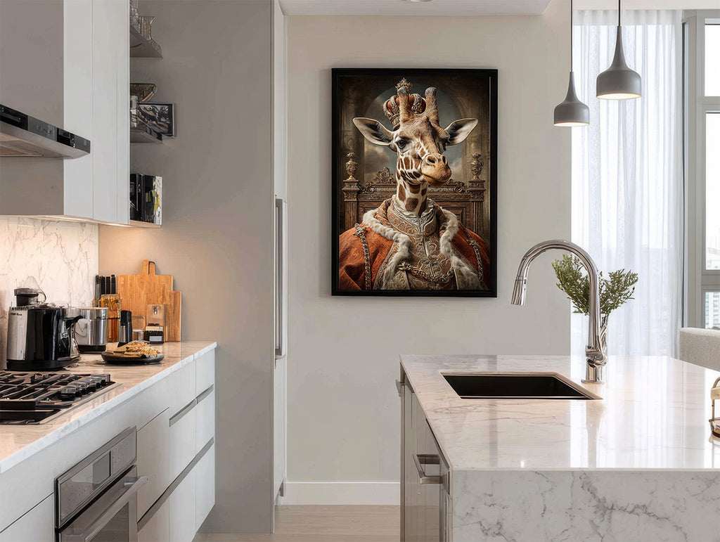 King Giraffe Digital Download Wall Art