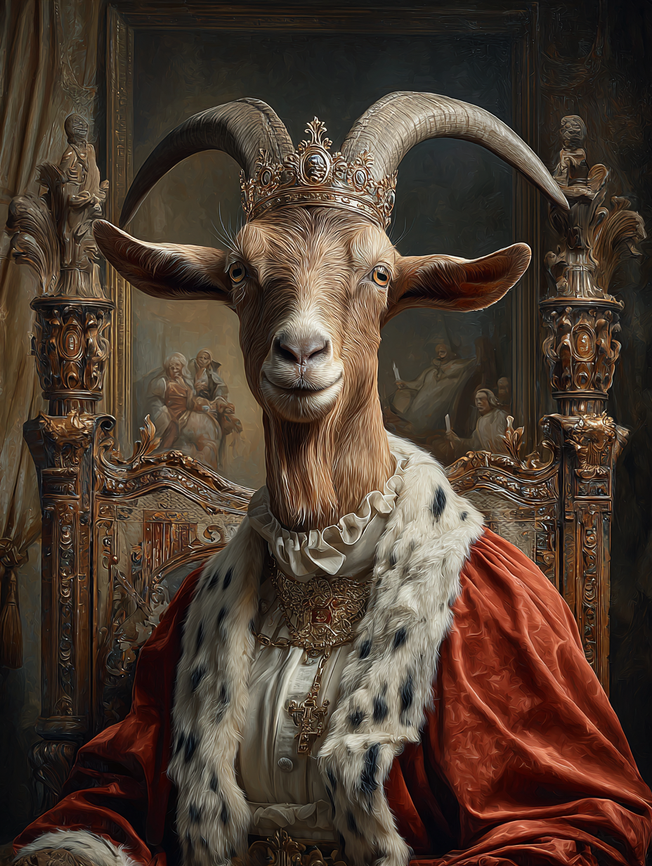 King Goat Digital Download Wall Art