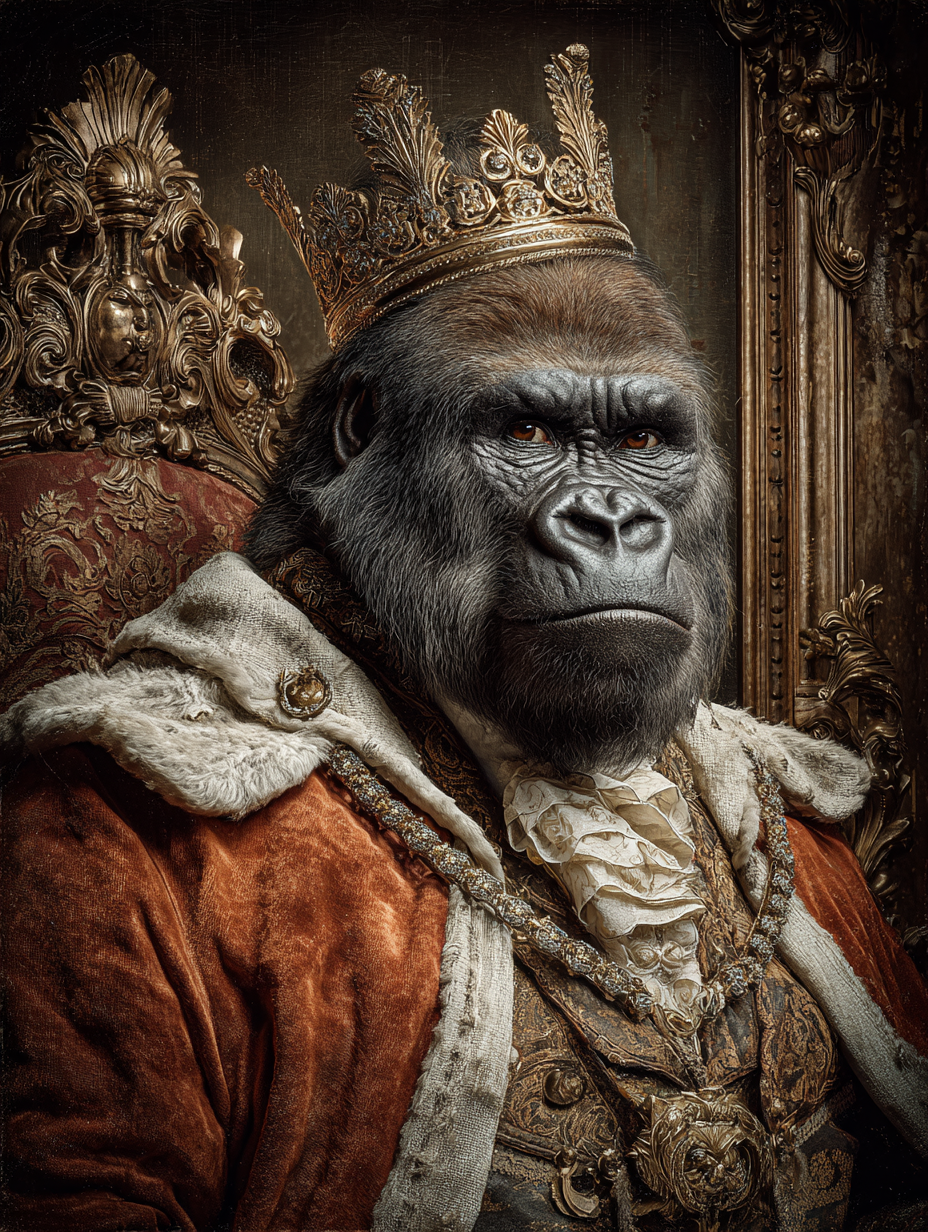 King Gorilla Digital Download Wall Art