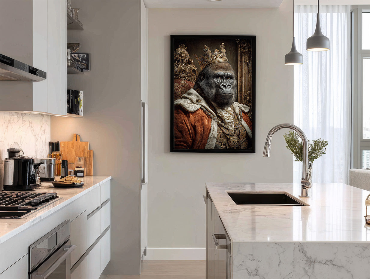 King Gorilla Digital Download Wall Art