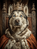 King Husky Digital Download Wall Art