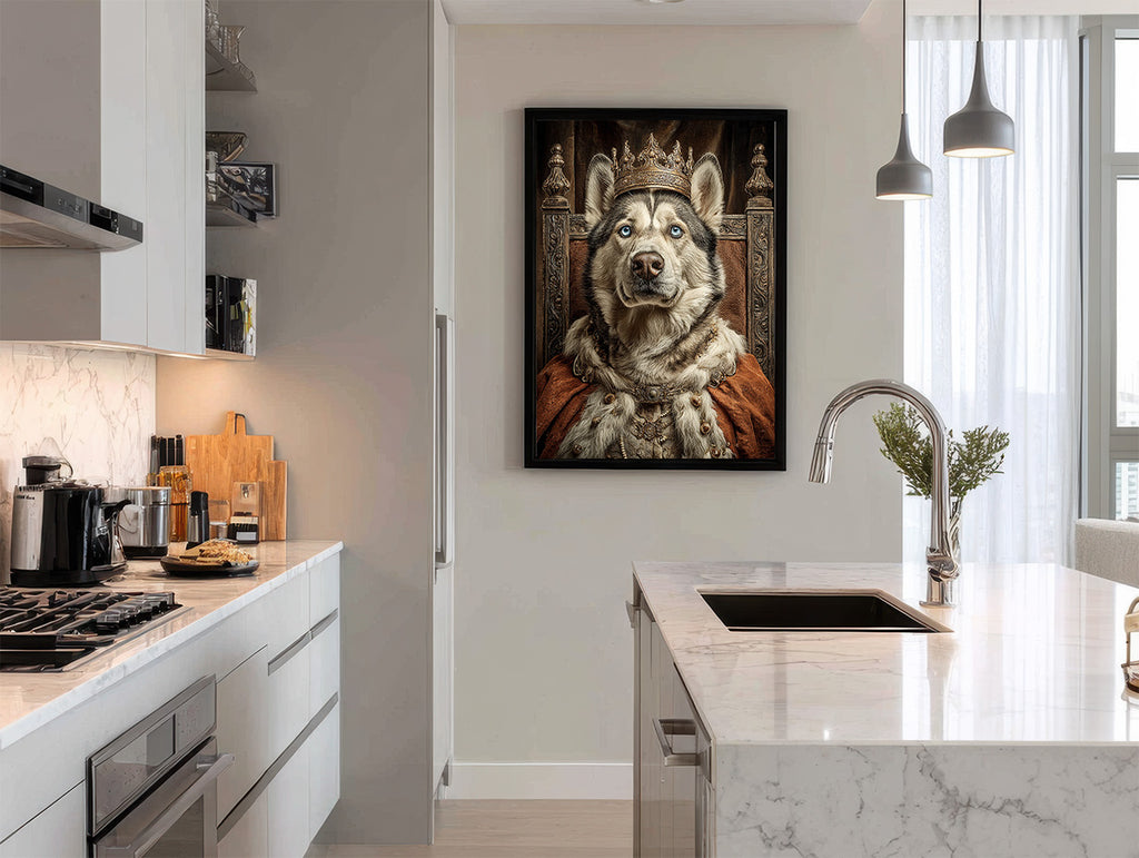King Husky Digital Download Wall Art