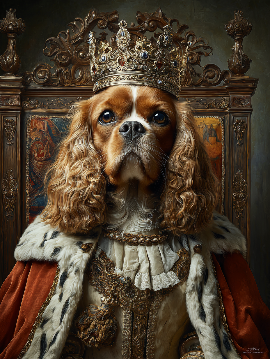 King Charles Digital Download Wall Art