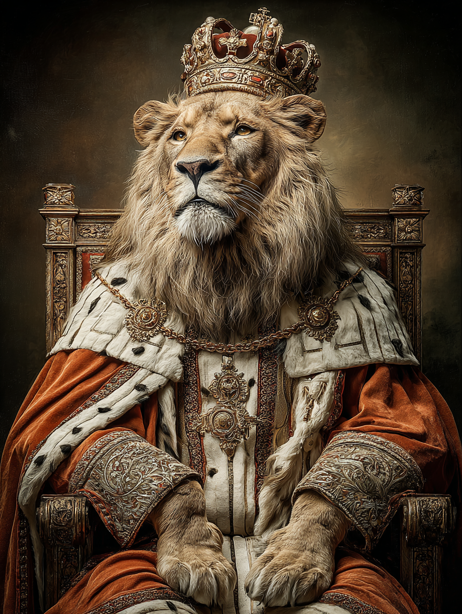 King Lion Digital Download Wall Art