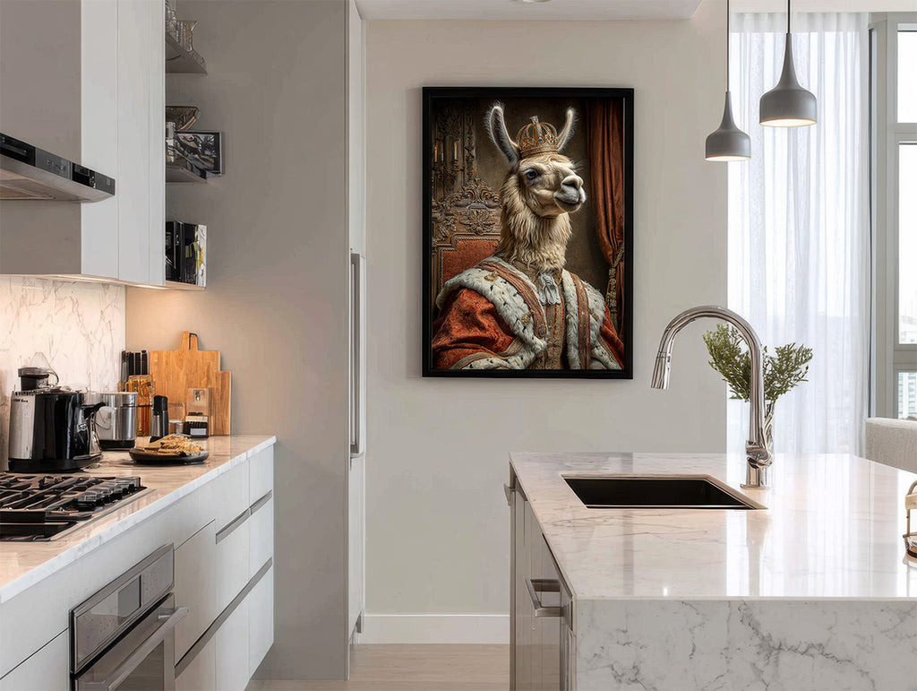 King Llama Digital Download Wall Art