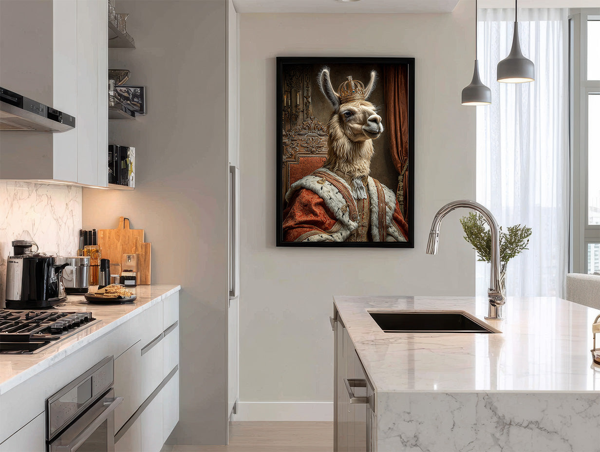 King Llama Digital Download Wall Art