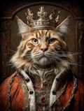 King Maine Coon Cat Digital Download Wall Art