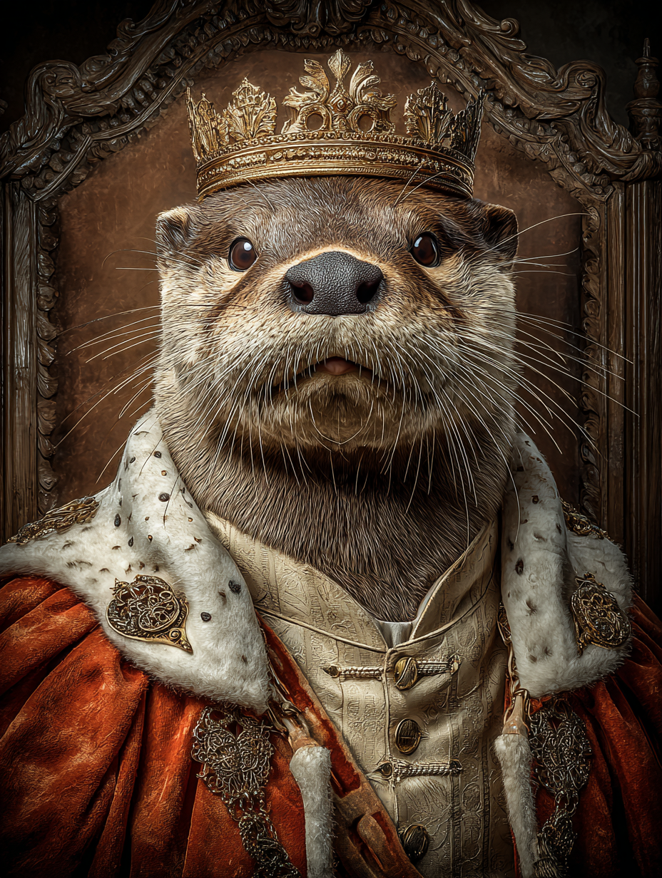 King Otter Digital Download Wall Art