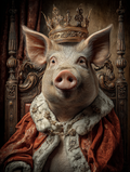 King Pig Digital Download Wall Art