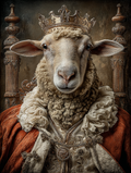King Sheep Digital Download Wall Art