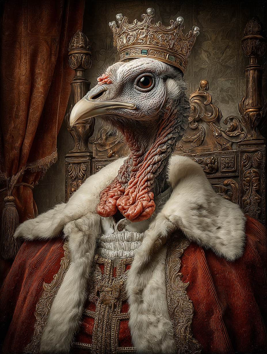 King Turkey Digital Download Wall Art