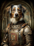 Knight Australian Shepherd Digital Download Wall Art