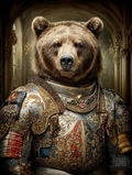 Knight Bear Digital Download Wall Art