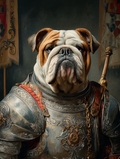 Knight English Bulldog Digital Download Wall Art