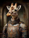 Knight Giraffe Digital Download Wall Art