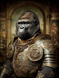 Knight Gorilla Digital Download Wall Art
