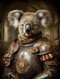 Knight Koala Digital Download Wall Art