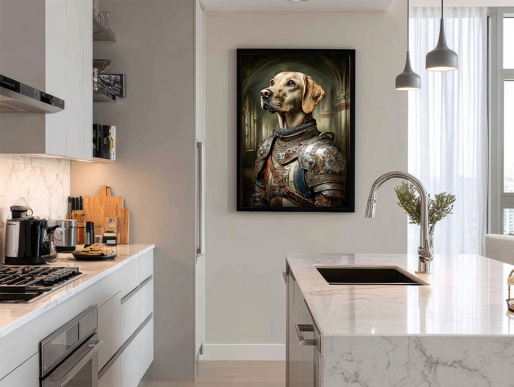 Knight Labrador Retriever Digital Download Wall Art