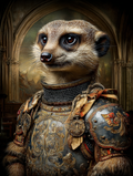 Knight Meerkat Digital Download Wall Art