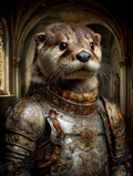 Knight Otter Digital Download Wall Art