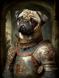 Knight Pug Digital Download Wall Art